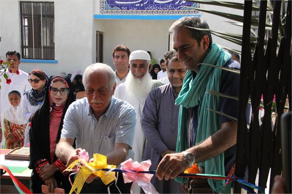 آیین افتتاح دبیرستان دخترانه گل خاتون